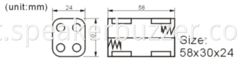 FBCB1152-1 battery holder